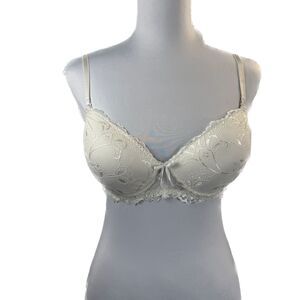 René Rofé Lingerie | Ivory Lace Push Up Underwire Bra 36C